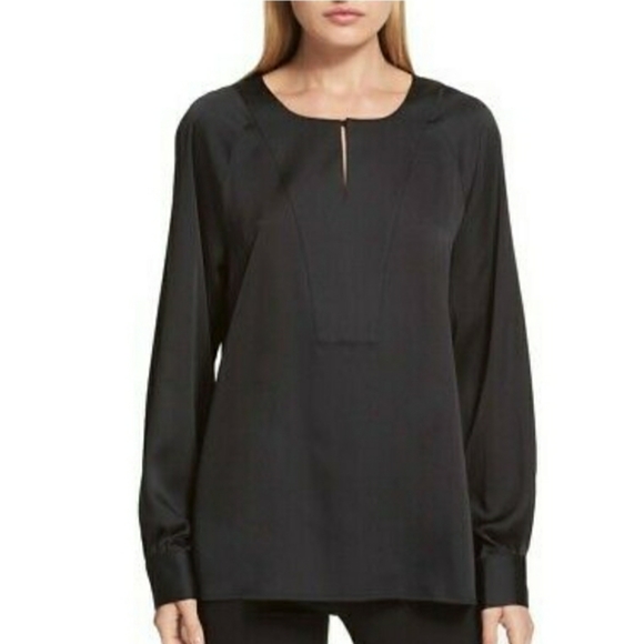 NWT DKNY Polyester Keyhole Blush Blouse size S - Picture 11 of 11